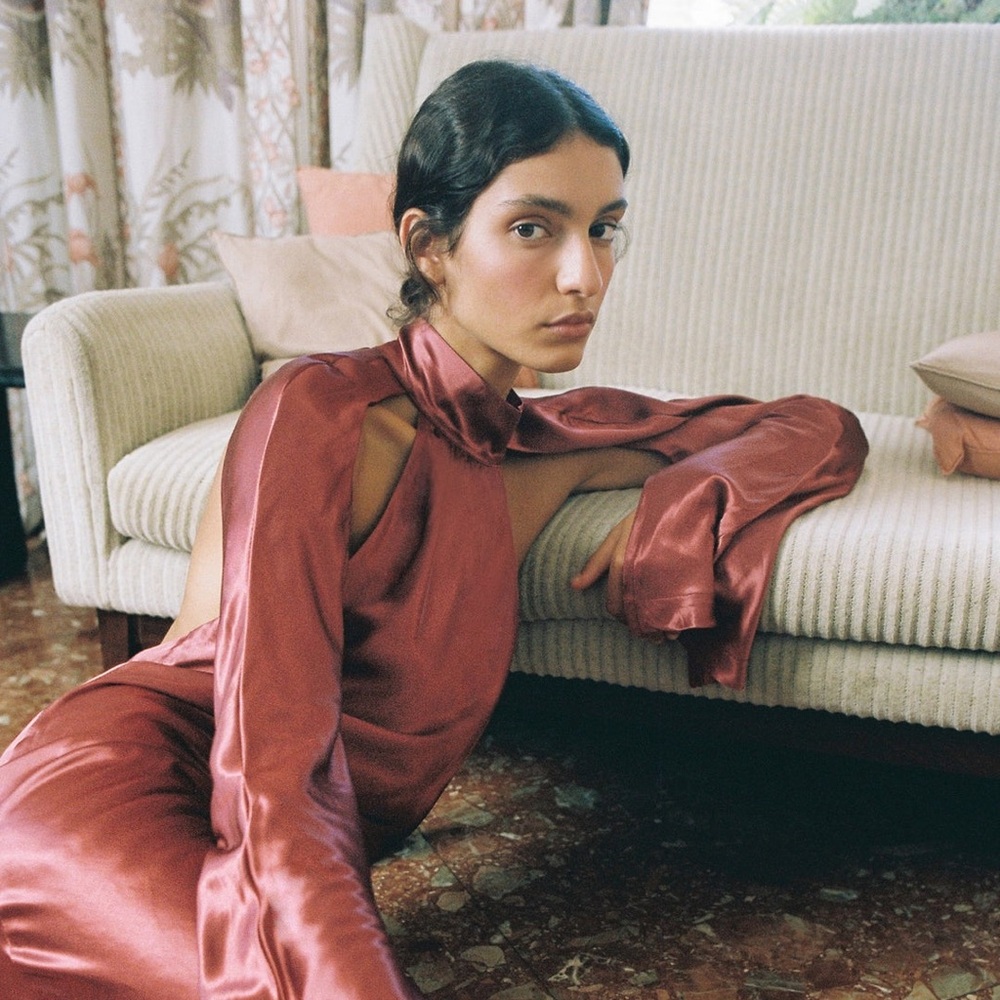 Sabina Musáyev Jenna Dress in Chilli